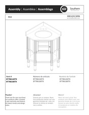 Southern Enterprises BT7861B0TX Instrucciones De Montaje