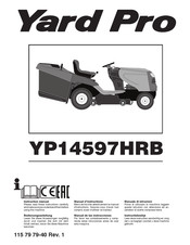 Yard Pro YP14597HRB Manual De Las Instrucciones