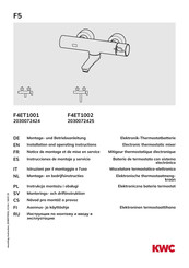 KWC F4ET1002 Instrucciones De Montaje Y Servicio