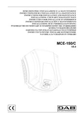 DAB MCE-150/C Nstrucciones De Instalación Y Mantenimiento