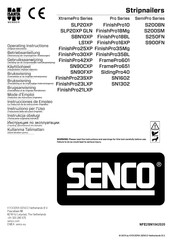 Senco FinishPro35Mg Instrucciones De Empleo