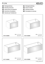 KEUCO X-Line 33151 290000 Instrucciones De Instalación