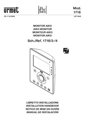 Urmet 1716/3-/4 Manual De Instalación