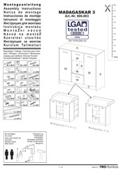 FMD Furniture MADAGASKAR 3 806-003 Instrucciones De Montaje