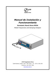 ATCP Sonelastic Stand Alone MFDA Manual De Instalación Y Funcionamiento