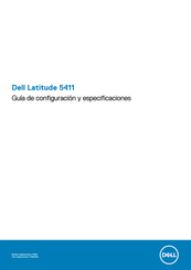 Dell Latitude 5411 Guía De Configuración Y Especificaciones