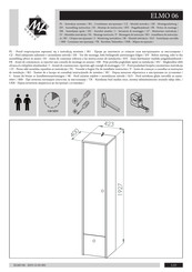 ML MEBLE ELMO 06 Instrucciones De Montaje