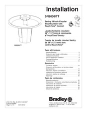 Bradley TouchTime SN2008/TT Instrucciones De Montaje