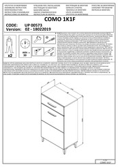 Forma Ideale COMO 1K1F 1K1F UP 00573 Instrucciones De Montaje