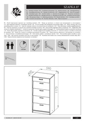 ML MEBLE SZAFKA 07 Instrucciones De Montaje