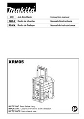 Makita XRM05 Manual De Instrucciones