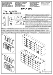 Forma Ideale LIVIA 200 Instrucciones De Montaje