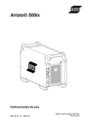 ESAB Aristo 500ix Instrucciones De Uso