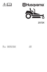 Husqvarna Z 572x Manual Del Usuario