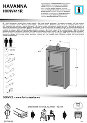 Forte HAVANNA HVNV411R Instrucciones De Montaje