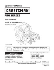 Craftsman 247.204220 Manual Del Operador