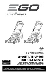 EGO POWER+ LM2130-FC Manual De Operaciones