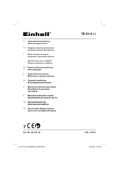 EINHELL TE-CI 18 Li Manual De Instrucciones Original