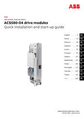 Abb ACS580-04 Guía Rápida De Instalación Y Puesta En Marcha