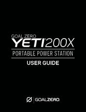 GOAL ZERO YETI 200X Guia Del Usuario