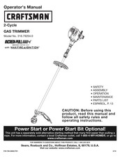 Craftsman 316.79204.0 Manual Del Operador