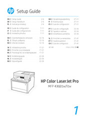 HP Color LaserJet Pro MFP 4302dw Guía De Configuración