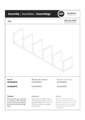 Southern Enterprises HZ349400TX Instrucciones De Montaje