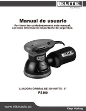 Elite PS300 Manual De Usuario