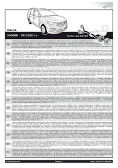 ECS Electronics DA-027-DH Instrucciones De Montaje