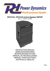 Power Dynamics PDY215A Manual De Instrucciones