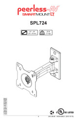 peerless-AV SPL724 Manual De Instrucciones