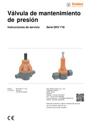 Stübbe DHV 718 Serie Instrucciones De Servicio