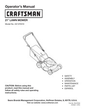 Craftsman 247.370310 Manual Del Operador