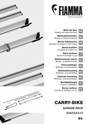 Fiamma CARRY-BIKE 98655A910 Instruciones De Montaje Y Uso