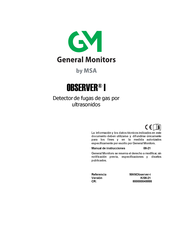 MSA General Monitors OBSERVER I Manual De Instrucciones