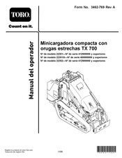 Toro TX 700 Manual Del Operador