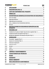 Powerplus POWX1345 Manual Del Usuario