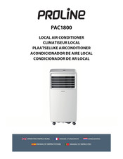 Proline PAC1800 Manual De Instrucciones