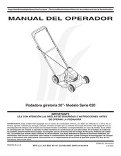 MTD 020 Serie Manual Del Operador