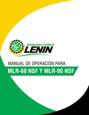 Manufacturas Lenin MLR 60 NSF Manual De Operación