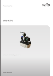 Wilo Wilo-RAIN 1-25 EM Instrucciones De Instalación Y Funcionamiento