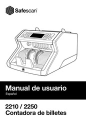 Safescan 2210 Manual De Usuario