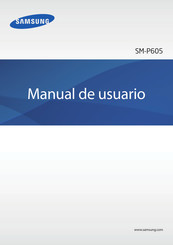 Samsung SM-P605 Manual De Instrucciones