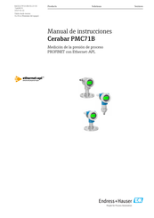 Endress+Hauser Cerabar PMC71B Manual De Instrucciones