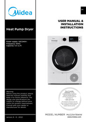 Midea MLE25H7BWW Manual Del Usuario