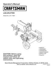 Craftsman 247.77661 Manual Del Operador