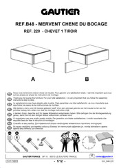 Gautier MERVENT B48 Manual De Instrucciones