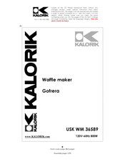 Kalorik USK WM 36589 Manual De Instrucciones