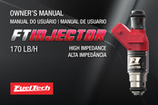 FuelTech 170 LB/H Manual De Usuario