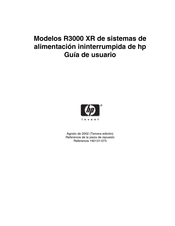 HP R3000 XR Manual Del Usuario